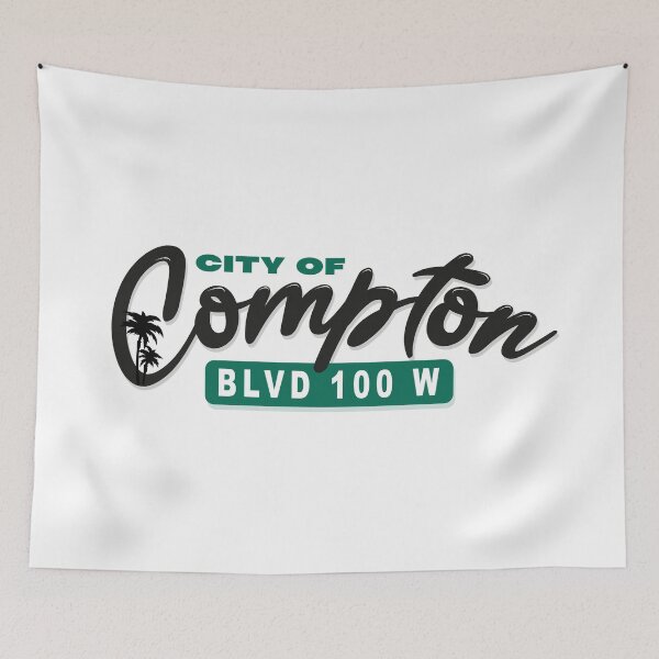 Artikelvorschau, Stadt Compton BLVD 100W entworfen und verkauft von Printyourspirit.