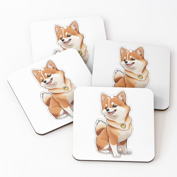 Item preview, Sip and Smile: Caramel Macchiato Shiba designed and sold by FashionRex.