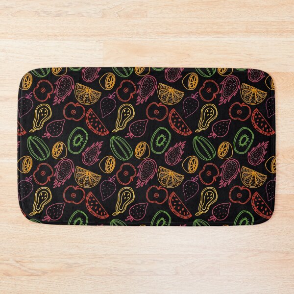 Item preview, fluo fruits on black designed and sold by Silviaclara.