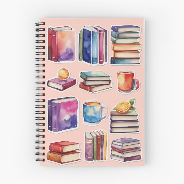 Item preview, Watercolor Aesthetic Bookish Pack V2 designed and sold by InspirationElli.