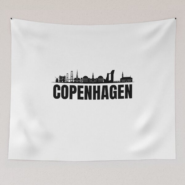 Aperçu de l'œuvre Illustration de la ville de Copenhague créée et vendue par DeluxBee.