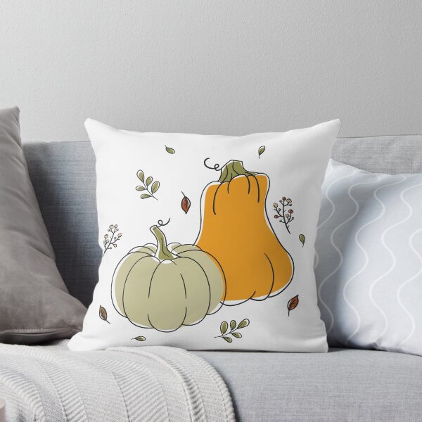 Item preview, Two cute pumpkins  designed and sold by WonderworkLI.