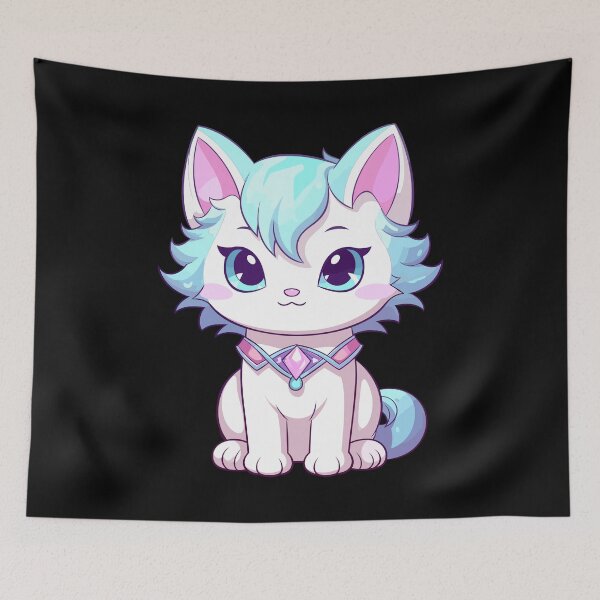Item preview, Chantilly Tiffany Kawaii Cat Kitten Cute T-Shirt designed and sold by Digital-Art-Co.