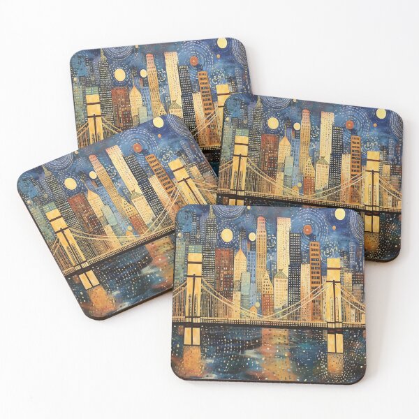 Item preview, Gustav Style Manhattan Skyline designed and sold by izzy2wonderland.