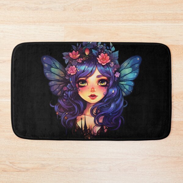 Item preview, Magical Fairy with Pink Flowers and Butterfly Wings designed and sold by 20th-eclipse.