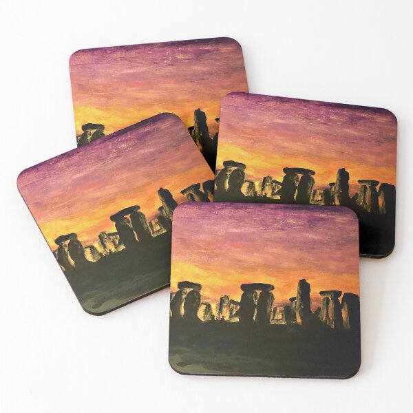 Item preview, Stonehenge at sunset  designed and sold by Bekiwool.