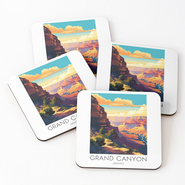 Item preview, A Pop Art Travel Print of the Grand Canyon - Arizona designed and sold by StudioRedKoala.