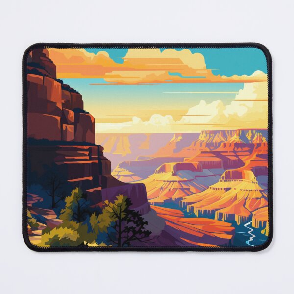 Item preview, A Pop Art Travel Print of the Grand Canyon - Arizona designed and sold by StudioRedKoala.
