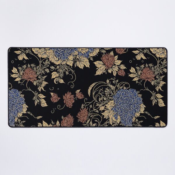 Item preview, Java Batik style multi-flowers digital painting. designed and sold by paulo silveira.