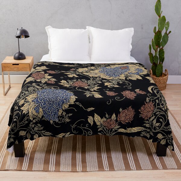 Item preview, Java Batik style multi-flowers digital painting. designed and sold by paulo silveira.