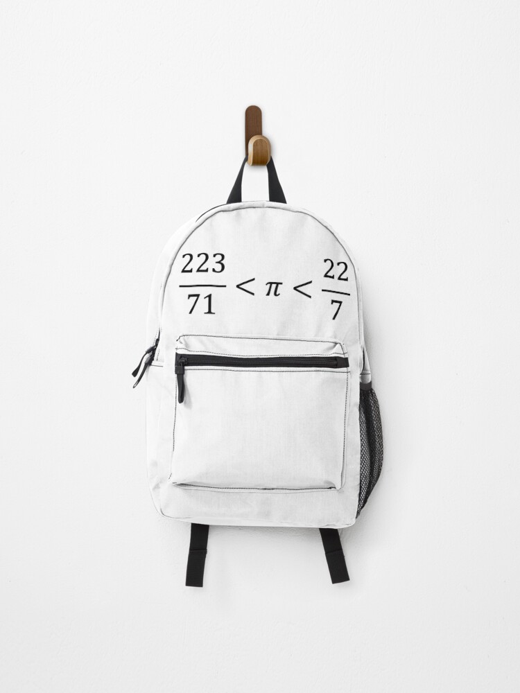 Thumbnail 1 of 3, Backpack, Pi approximation, math designed and sold by NoetherSym.