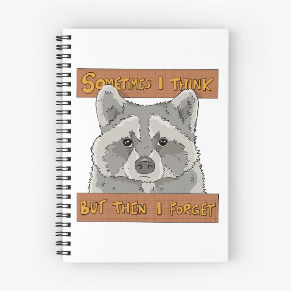 Item preview, Sometimes I think Raccoon designed and sold by StudioHK.