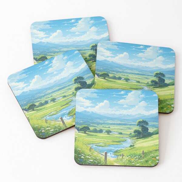 Item preview, Summer anime landscape designed and sold by AstroQueen.