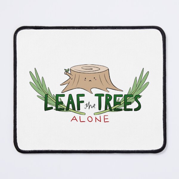 Item preview, Leaf the Trees Alone designed and sold by NJYAA Stickies.