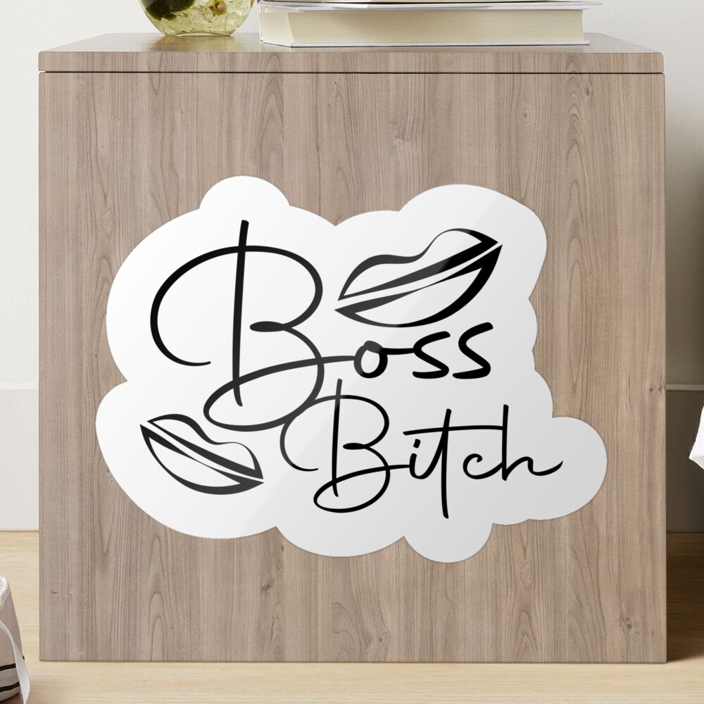 Boss Bitch Novelty Narrow Sticker Decal K-2038