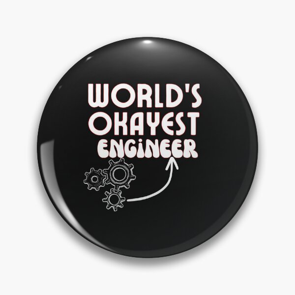 Item preview, World's okayest engineer Funny Engineering  designed and sold by unique things.