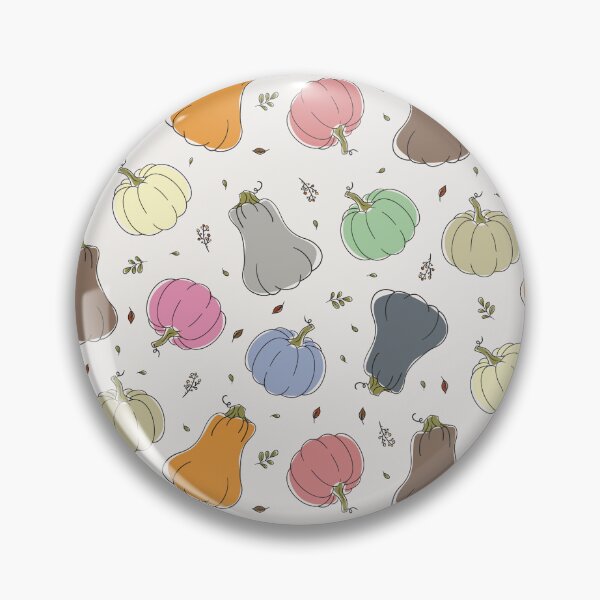 Item preview, Pumpkins of different shapes and sprigs of plants designed and sold by WonderworkLI.