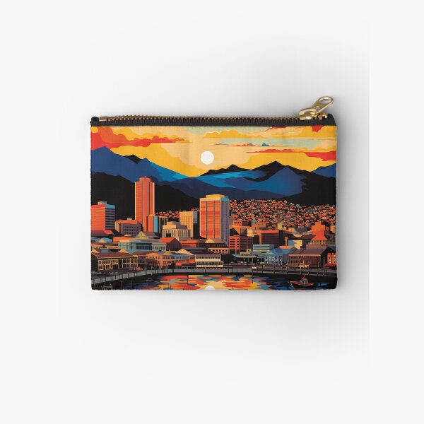 Item preview, A Pop Art Travel Print of Hobart - Australia designed and sold by StudioRedKoala.