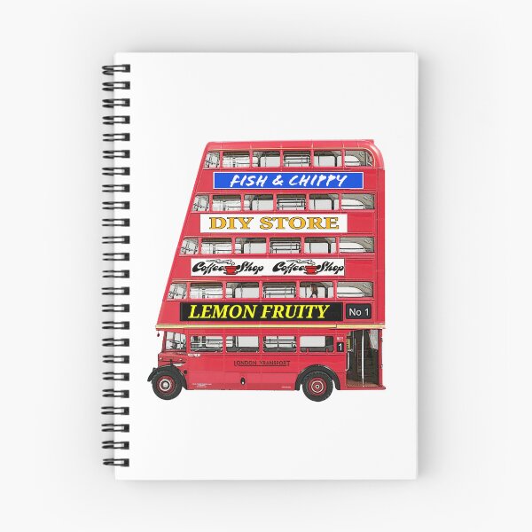 Item preview, Five deck bus design designed and sold by TerenceLacey.