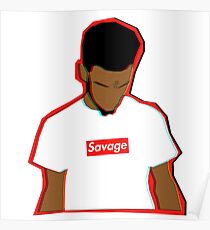 21 SAVAGE 3D VERSION Poster