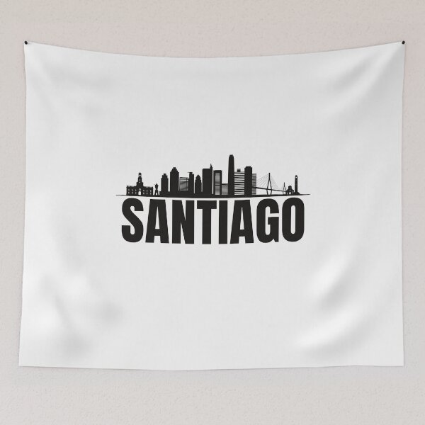 Item preview, Santiago city illustation  designed and sold by DeluxBee.