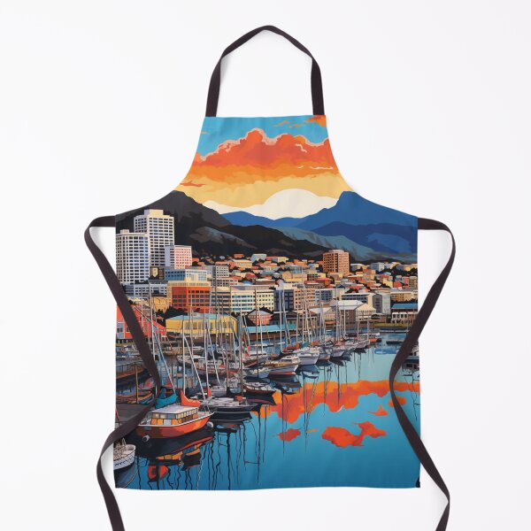 Item preview, A Pop Art Travel Print of Hobart - Australia designed and sold by StudioRedKoala.