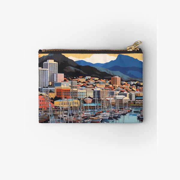 Item preview, A Pop Art Travel Print of Hobart - Australia designed and sold by StudioRedKoala.