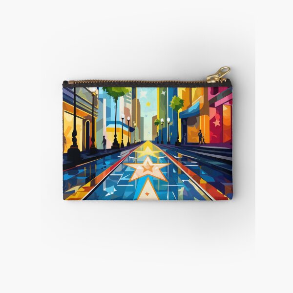 Item preview, A Pop Art Travel Print of the Walk of Fame in Los Angeles - California designed and sold by StudioRedKoala.