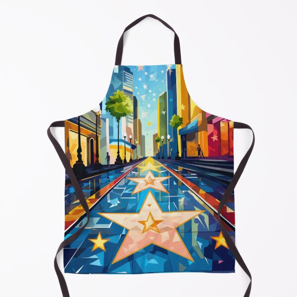 Item preview, A Pop Art Travel Print of the Walk of Fame in Los Angeles - California designed and sold by StudioRedKoala.