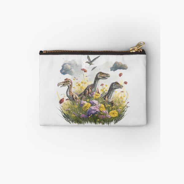 Item preview, Velociraptors in a Meadow designed and sold by HolidayBug.