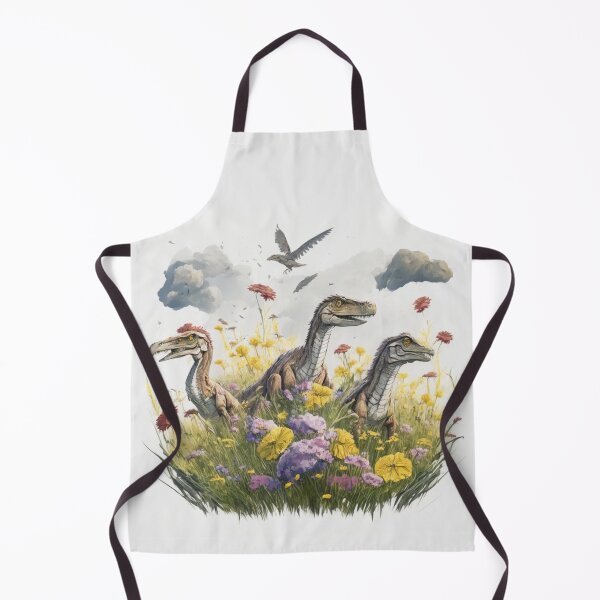 Item preview, Velociraptors in a Meadow designed and sold by HolidayBug.