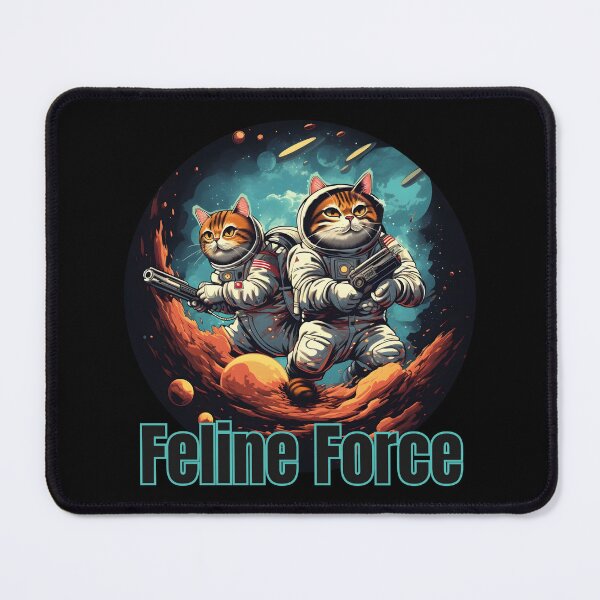 Item preview, Cute Astronaut Cats In Space Funny Feline designed and sold by Naive-Genius.