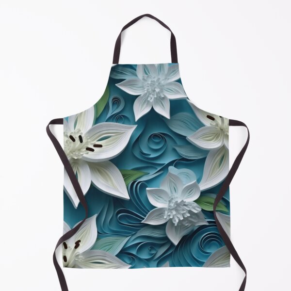 Item preview, Elegant Lilies: Paper Quilling Seamless Pattern designed and sold by EVA4designs.