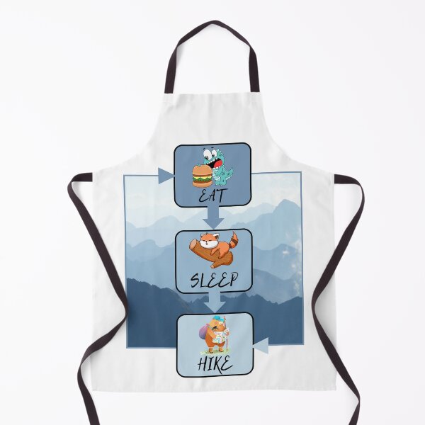 Item preview, Eat Sleep Hike Repeat Outdoor Hiking designed and sold by LOT7Clothing.