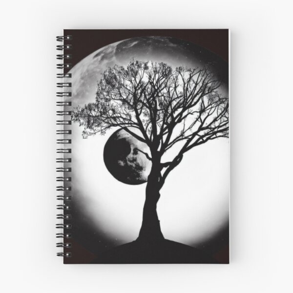 Item preview, Moon design with a tree inside  designed and sold by Shadyshoo.