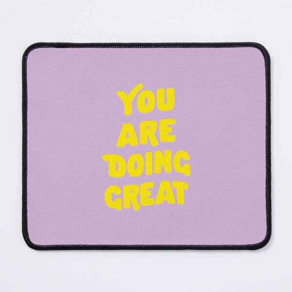 Item preview, You Are Doing Great by The Motivated Type in Lilac Purple and Yellow designed and sold by MotivatedType.