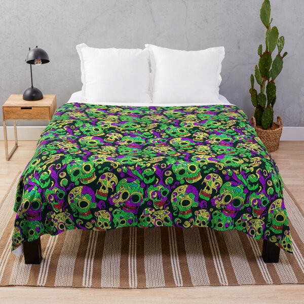 Item preview, Psychedelic Funkadelic Skulls: Dive into the mind-bending designed and sold by MindWave THC.