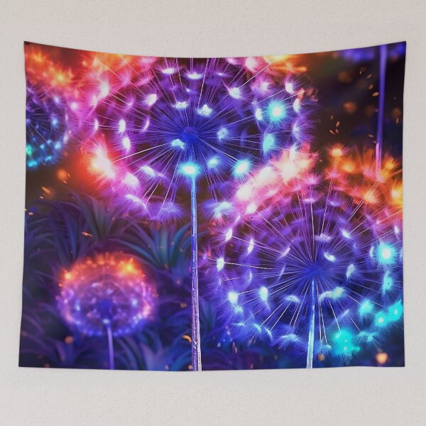 Item preview, Glowing Dandelions - watercolor painting  designed and sold by Red Witch Art.
