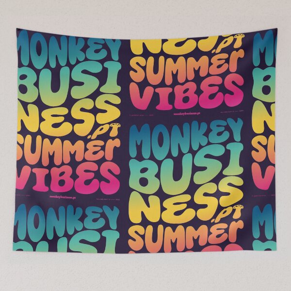 Item preview, Summer Vibes - 60s Psy Lettering - Rainbow Gradient designed and sold by monkeybusiness.pt.