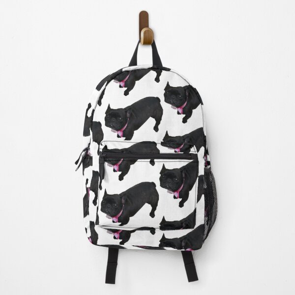 Item preview, Bulldog with pink bow, looking at the camera designed and sold by Memories-in-Pet.