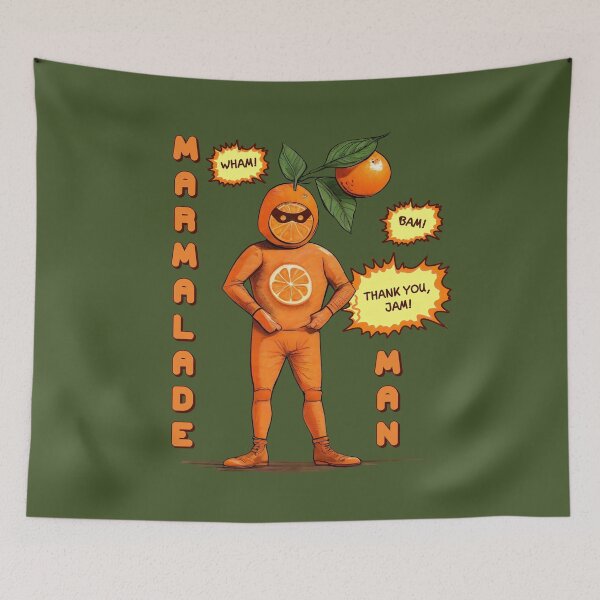 Item preview, Marmalade comic book hero (#01) designed and sold by SolidEarthArt.
