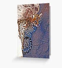 Ocelot Grußkarte
