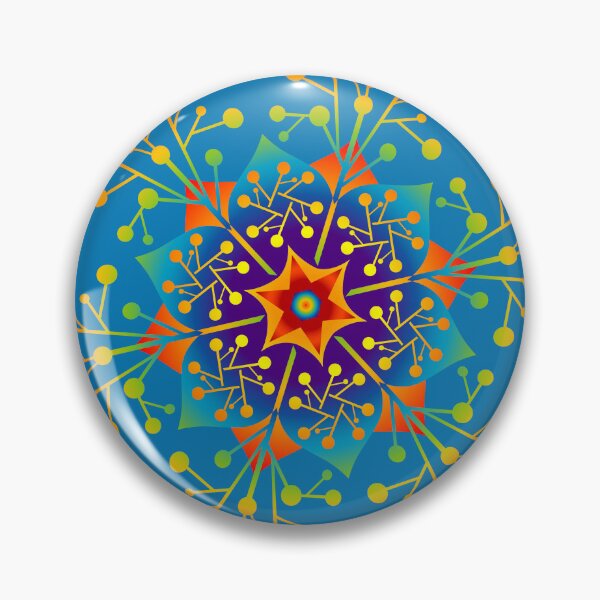 Item preview, Colorful Mandala Wheel of Energy Flower Harmony Round Circle Beauty Rainbow designed and sold by InfinityDsigns.