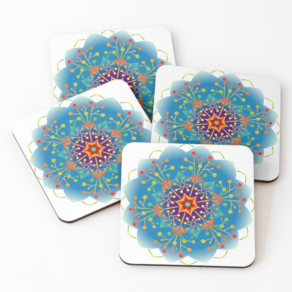 Item preview, Colorful Mandala Wheel of Energy Flower Harmony Round Circle Beauty Rainbow designed and sold by InfinityDsigns.