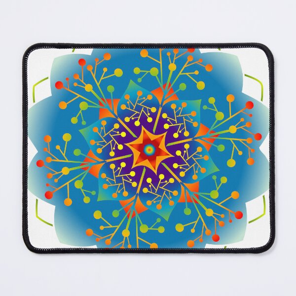 Item preview, Colorful Mandala Wheel of Energy Flower Harmony Round Circle Beauty Rainbow designed and sold by InfinityDsigns.