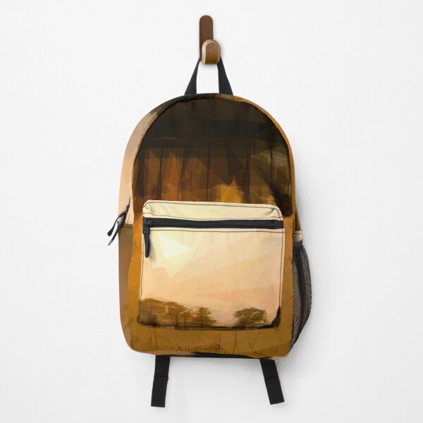 Item preview, Trees and sunset in mist. Image created using geometric shapes designed and sold by EdgyEdgeArt.
