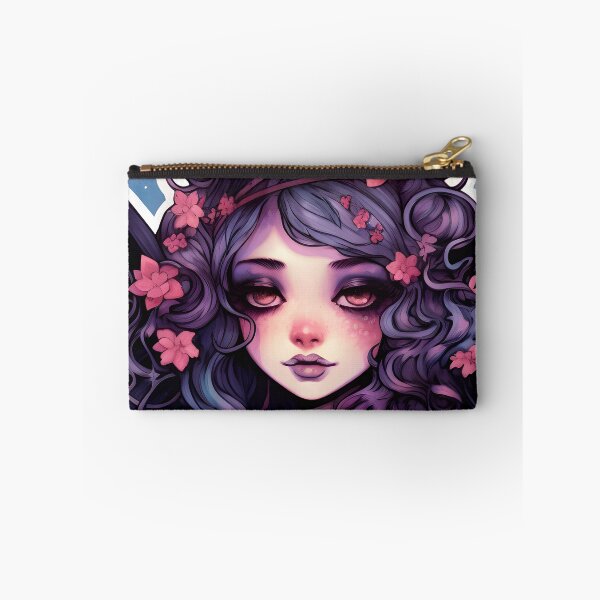 Item preview, Adorable Pastel Goth Magical Fairy in Midnight Garden designed and sold by 20th-eclipse.