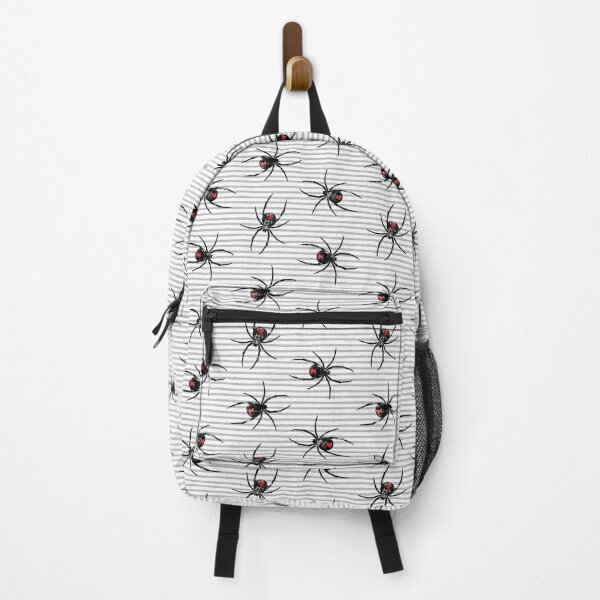 Item preview, black widow - gray stripes designed and sold by littlearrow.