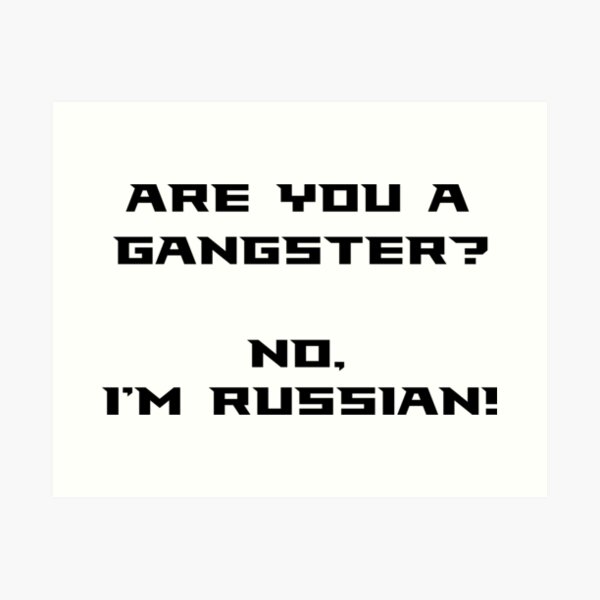 Russian Mafia T-Shirt Gangster Criminal Tattoo Mobster Thug Crime