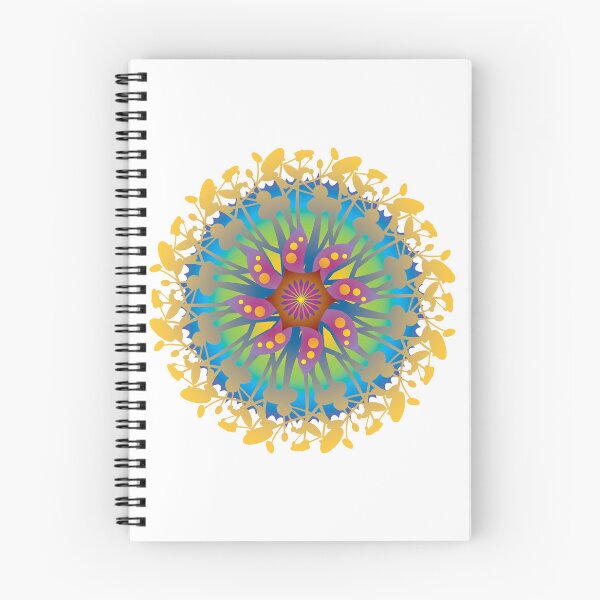Item preview, Colorful Mandala Wheel of Energy Flower Harmony Round Circle Beauty Rainbow designed and sold by InfinityDsigns.